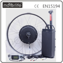 MOTORLIFE / OEM marca 2015 VENTA CALIENTE CE pase 48V 1000w bateria para bicicleta electrica